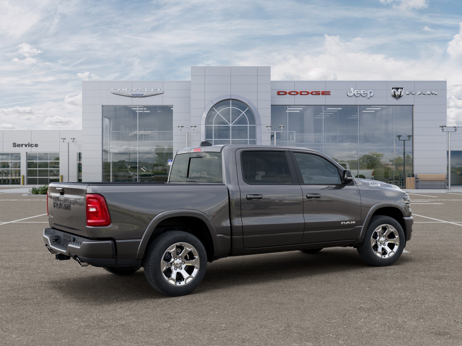 New 2026 Granite Crystal Metallic Clearcoat RAM Big Horn/Lone Star image 4