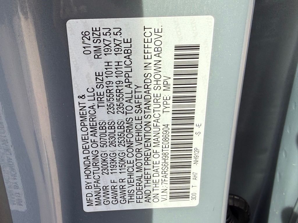 Used 2026 Urban Gray Pearl Honda Sport Touring image 29