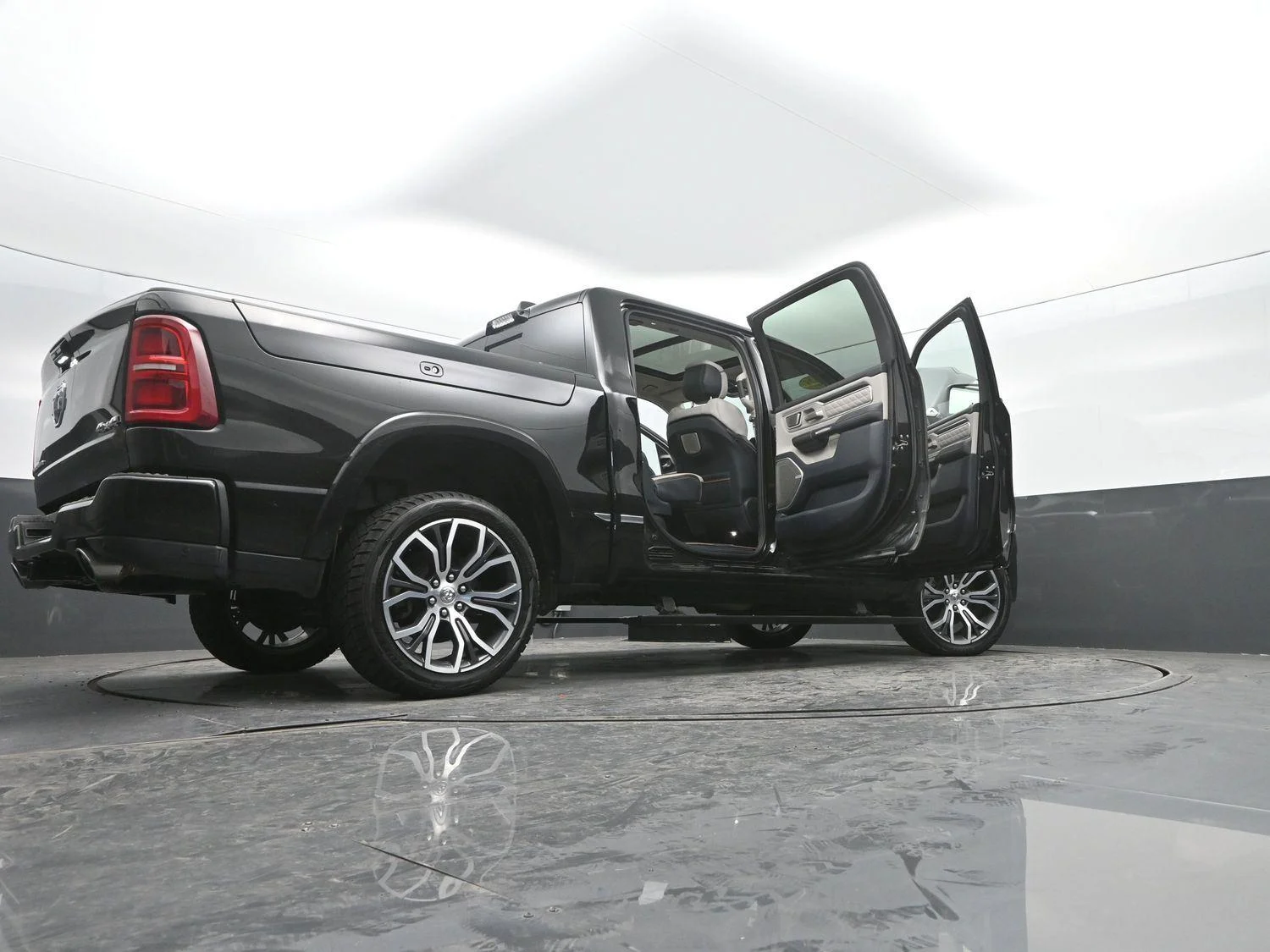 Used 2025 Diamond Black Crystal Pearlcoat Ram Tungsten image 52