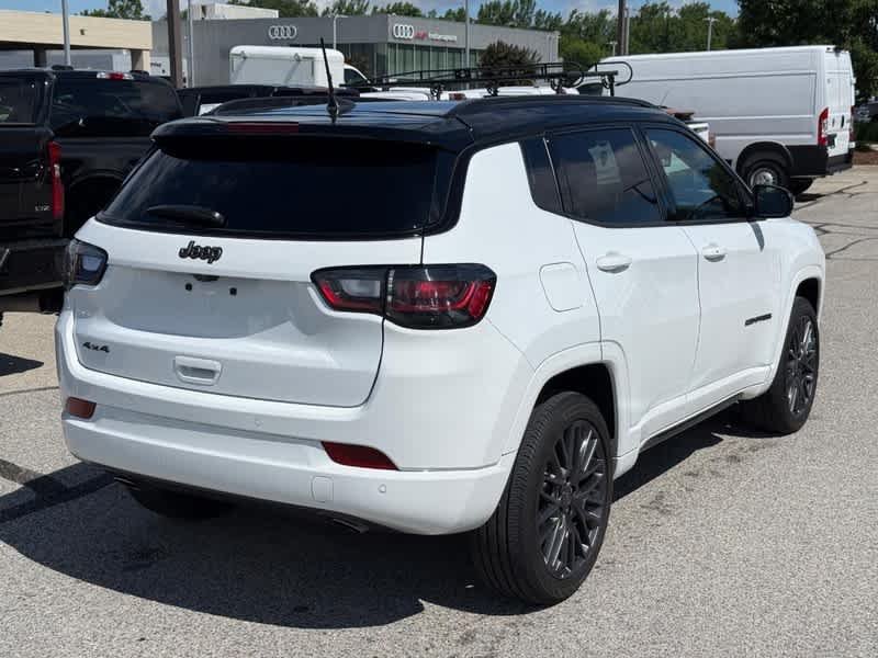 Used 2023 Bright White Clearcoat Jeep High Altitude image 3