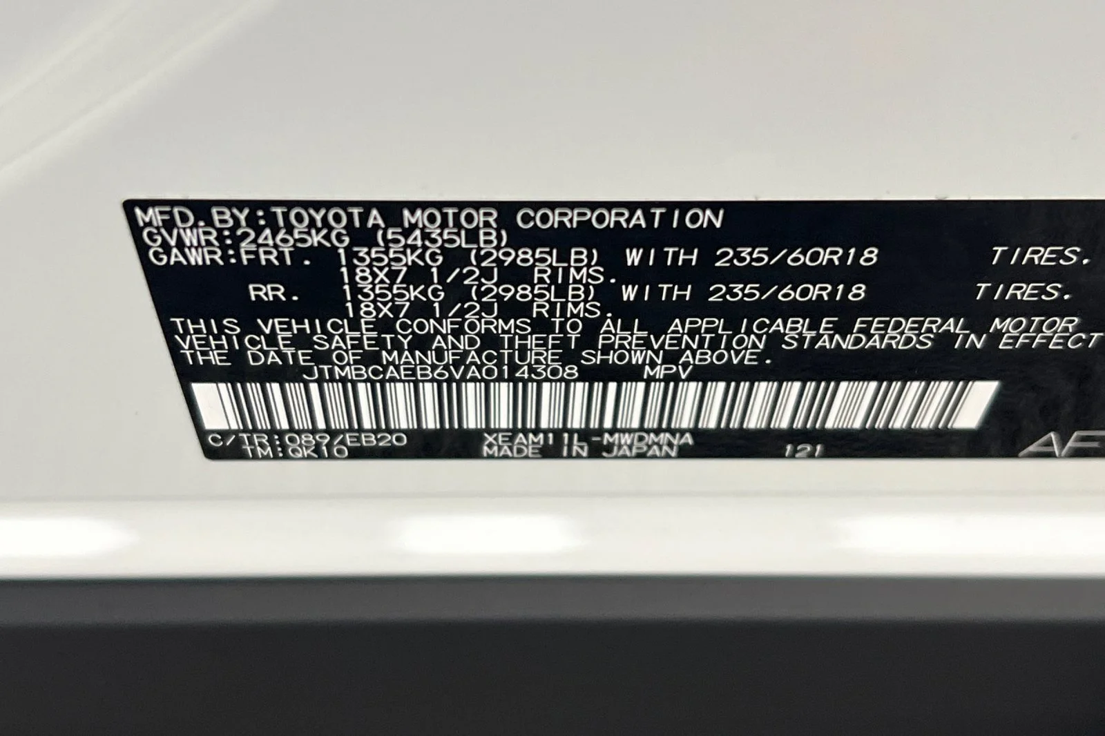 New 2027 Wind Chill Pearl <sup>1</sup> Toyota  XLE image 21