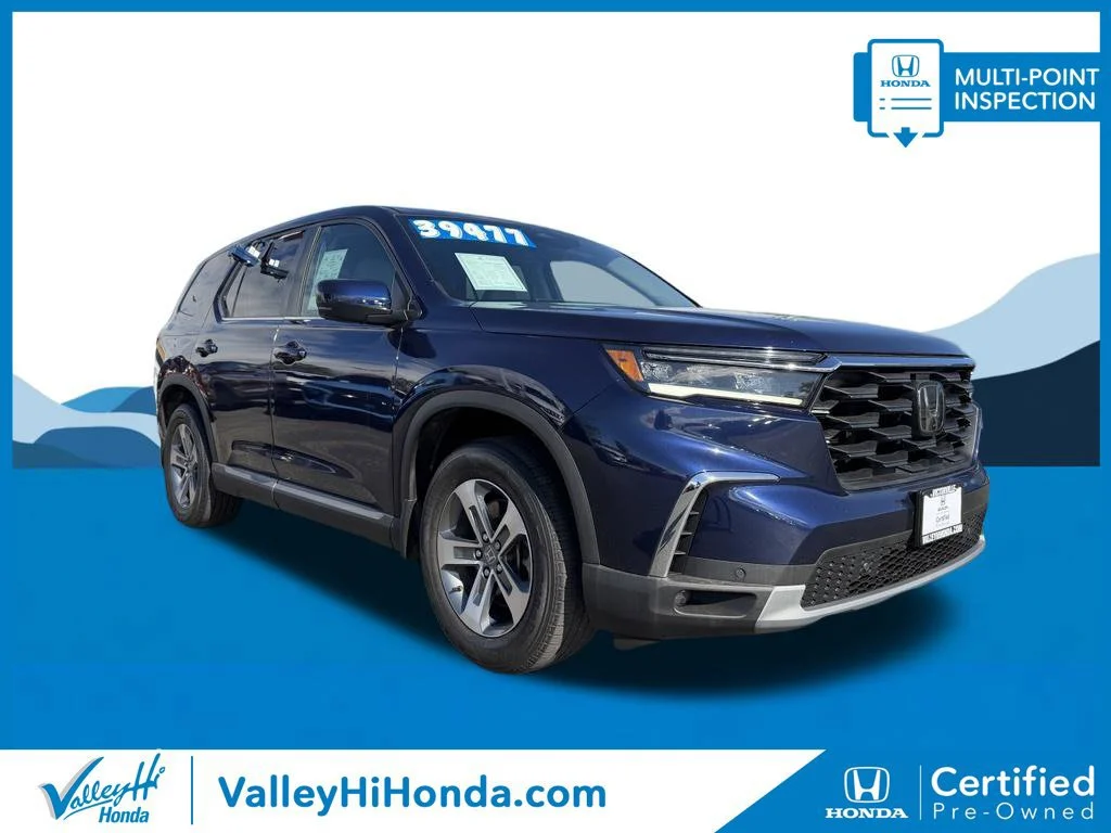 Certified Used 2025 Obsidian Blue Pearl Honda 2WD EX-L image 38