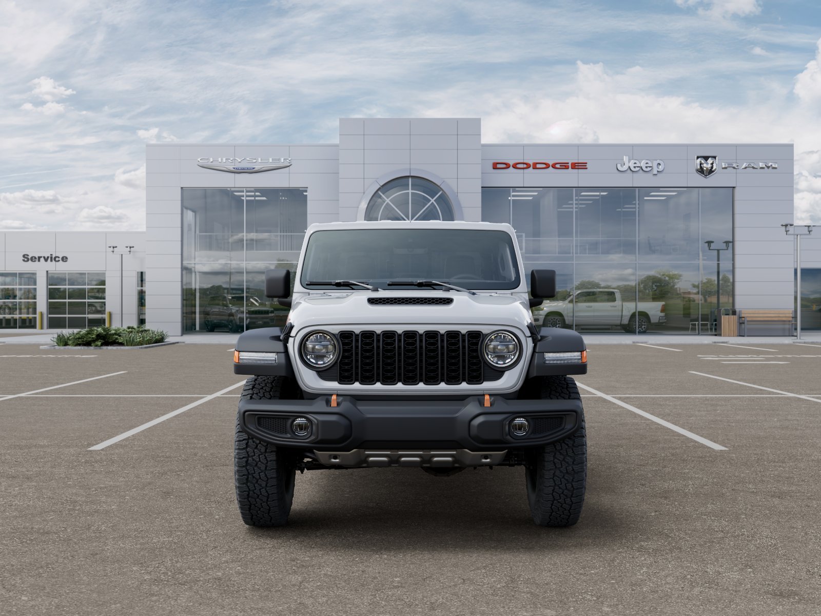 New 2026 Bright White Clear-Coat Exterior Paint Jeep Mojave image 32