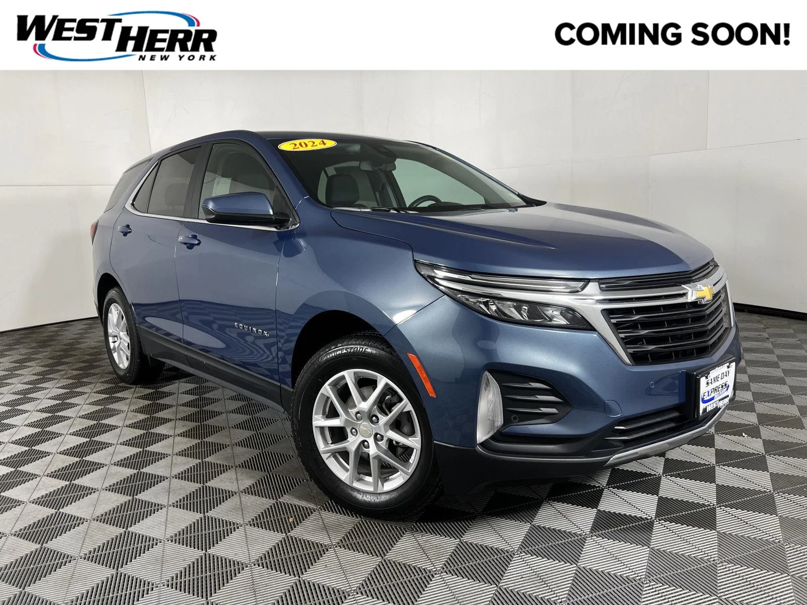 Used 2024 Lakeshore Blue Metallic Chevrolet LT image 1
