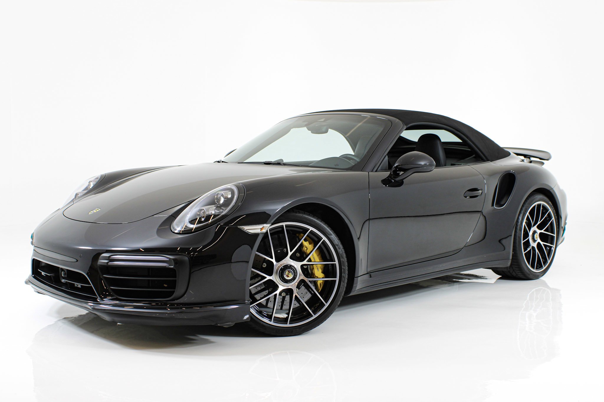 Used 2019 Black Porsche Turbo S Cabriolet image 51