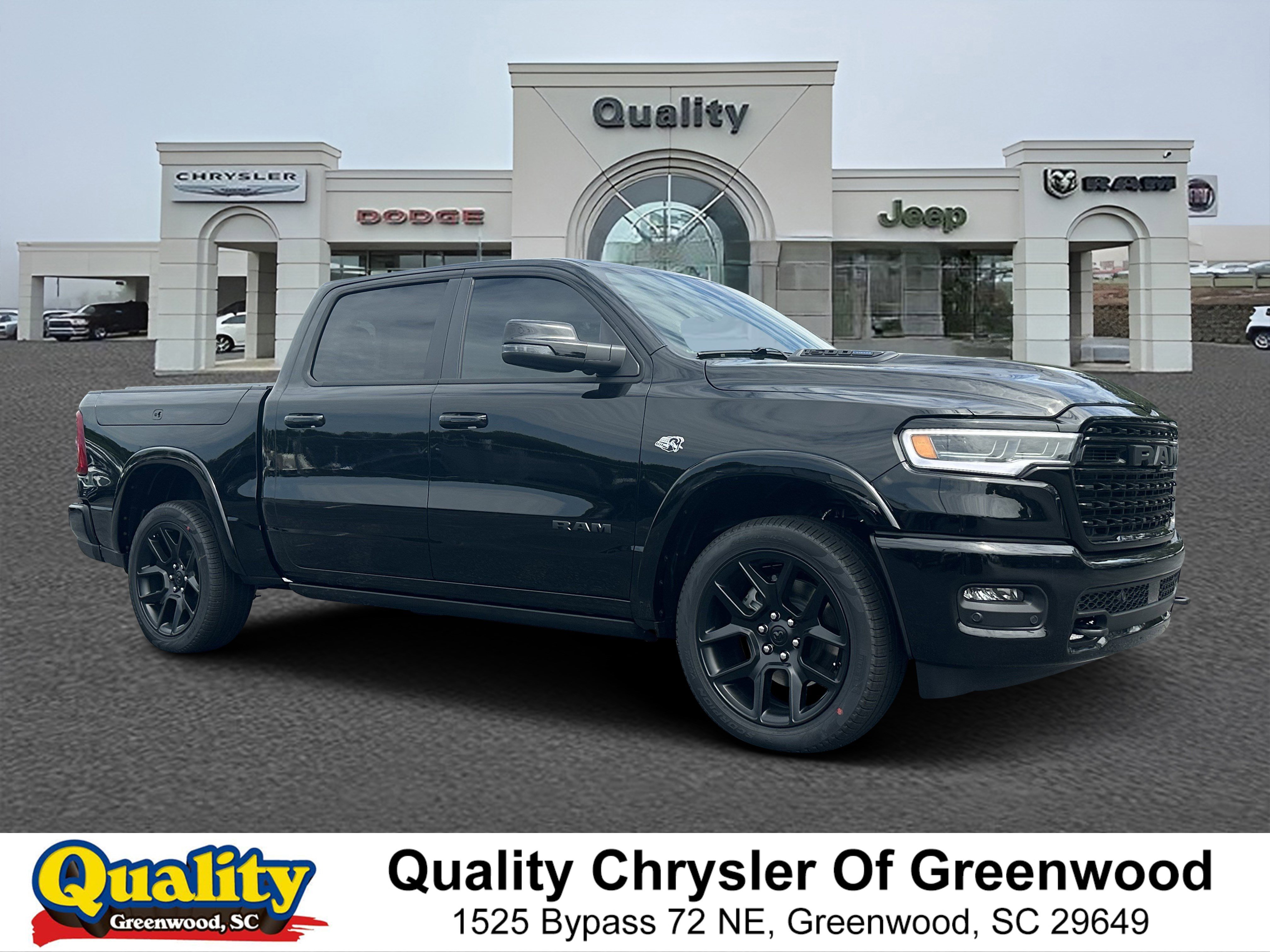 New 2026 Diamond Black Crystal Pearlcoat RAM Limited image 1
