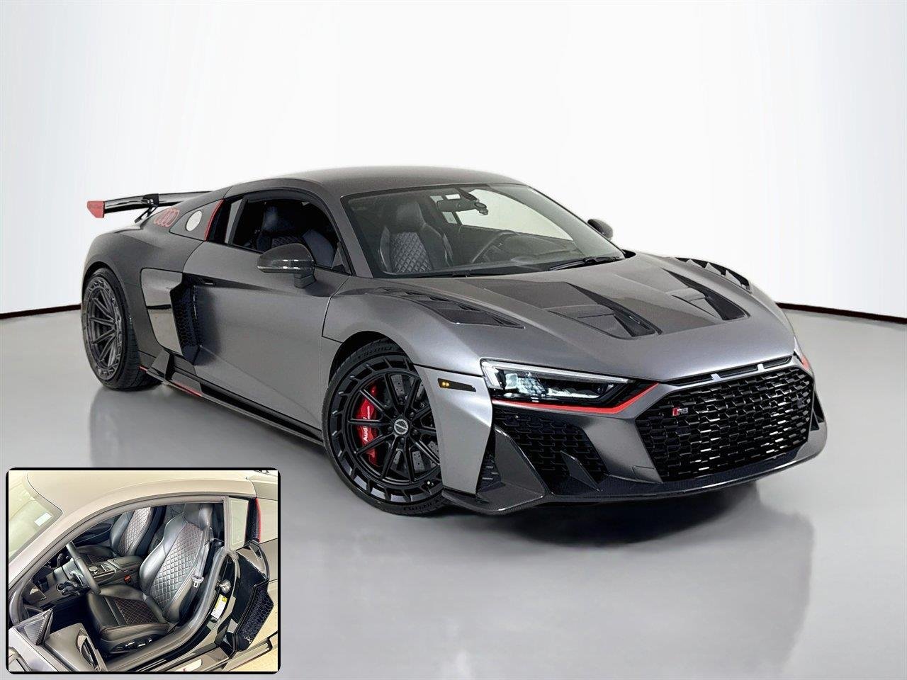 Used 2020 Mythos Black Metallic Audi V10 performance | VF Supercharger | MV Forged wheels | Ryft exhaust image 2