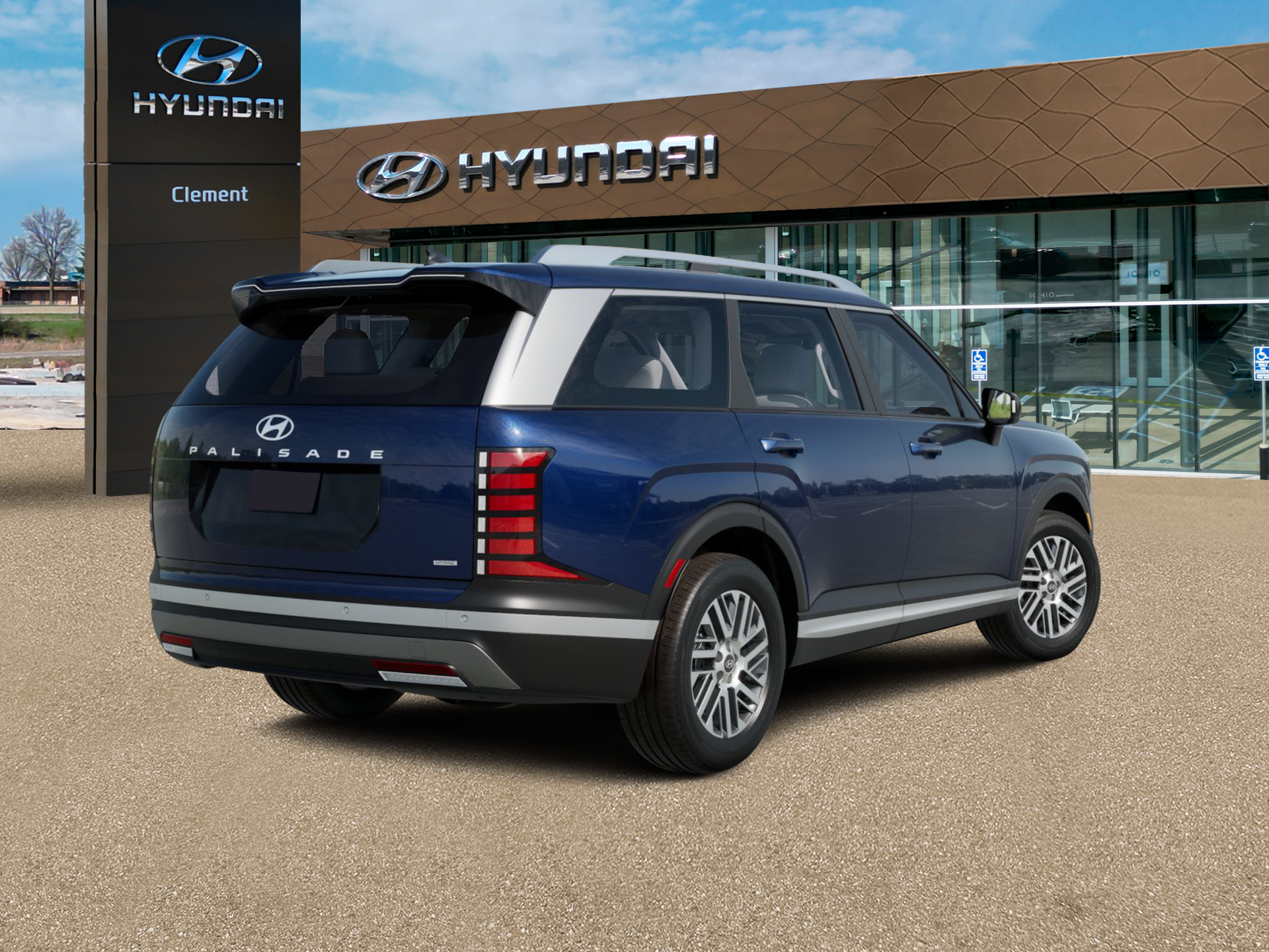 New 2026 Blue Hyundai SEL AWD image 5