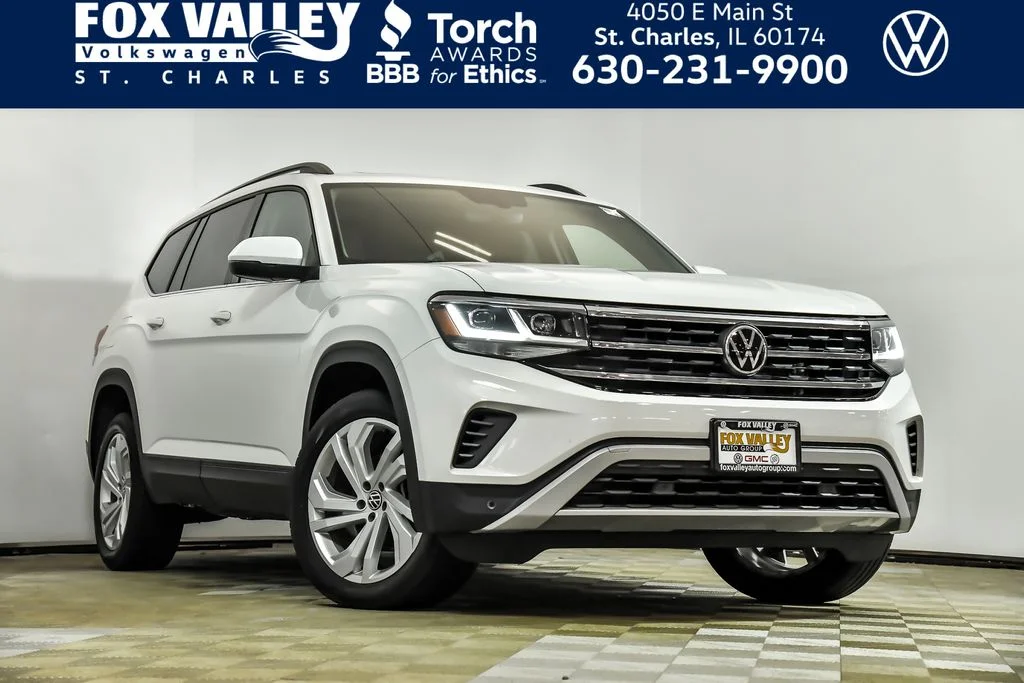 Certified Used 2023 White Volkswagen 3.6L V6 SE w/Technology image 1