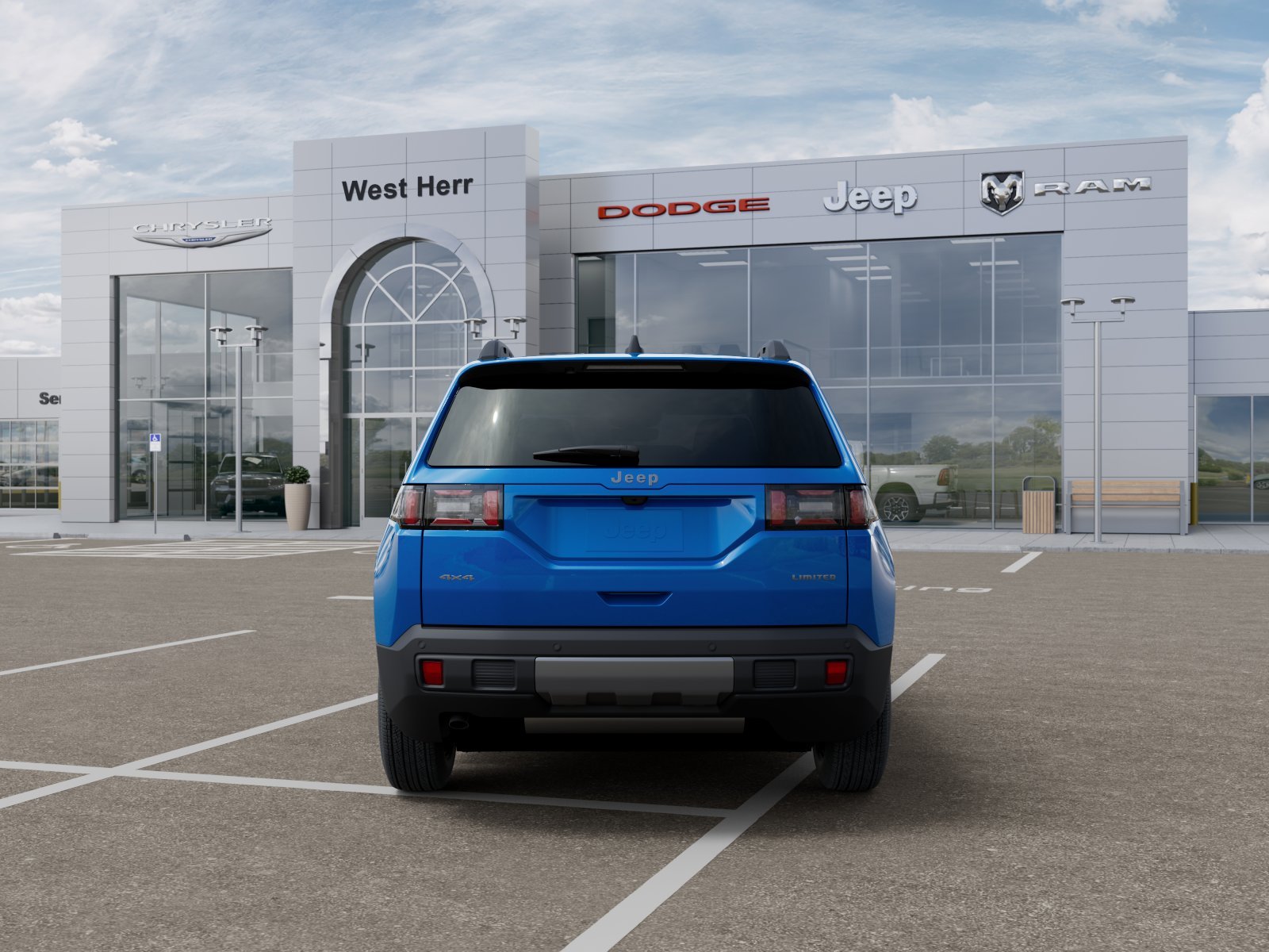 New 2026 Hydro Blue Pearl-Coat Exterior Paint Jeep Limited image 33