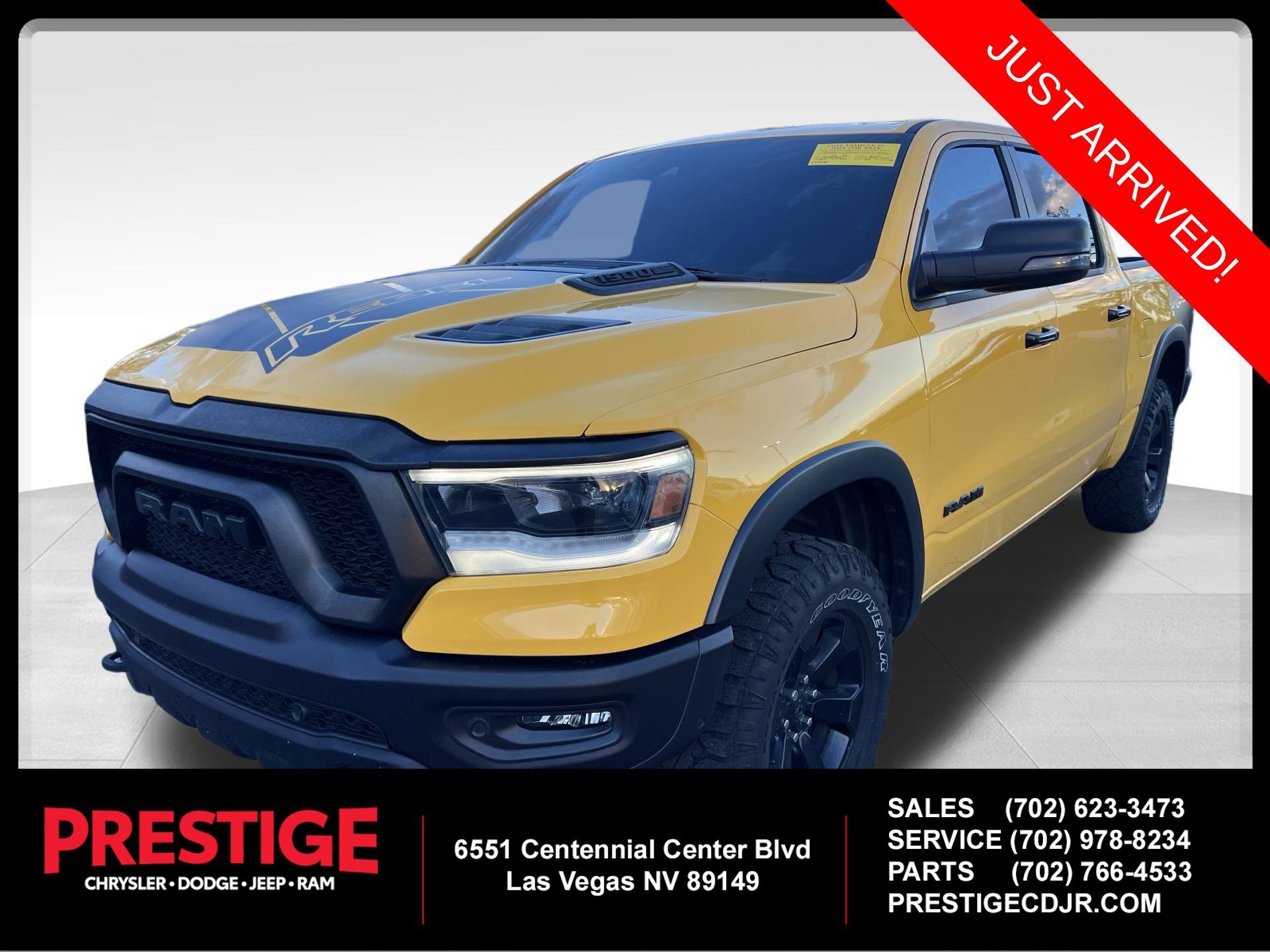 Used 2023 Yellow Ram Rebel image 1
