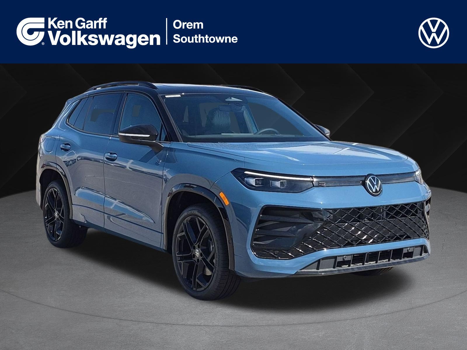 New 2026 Monterey Blue w/Deep Black Roof Volkswagen SE R-Line Black image 1