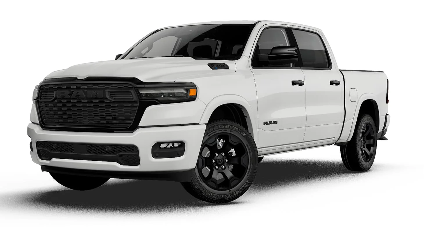New 2027 Bright White Clear-Coat Exterior Paint RAM BIG HORN image 1
