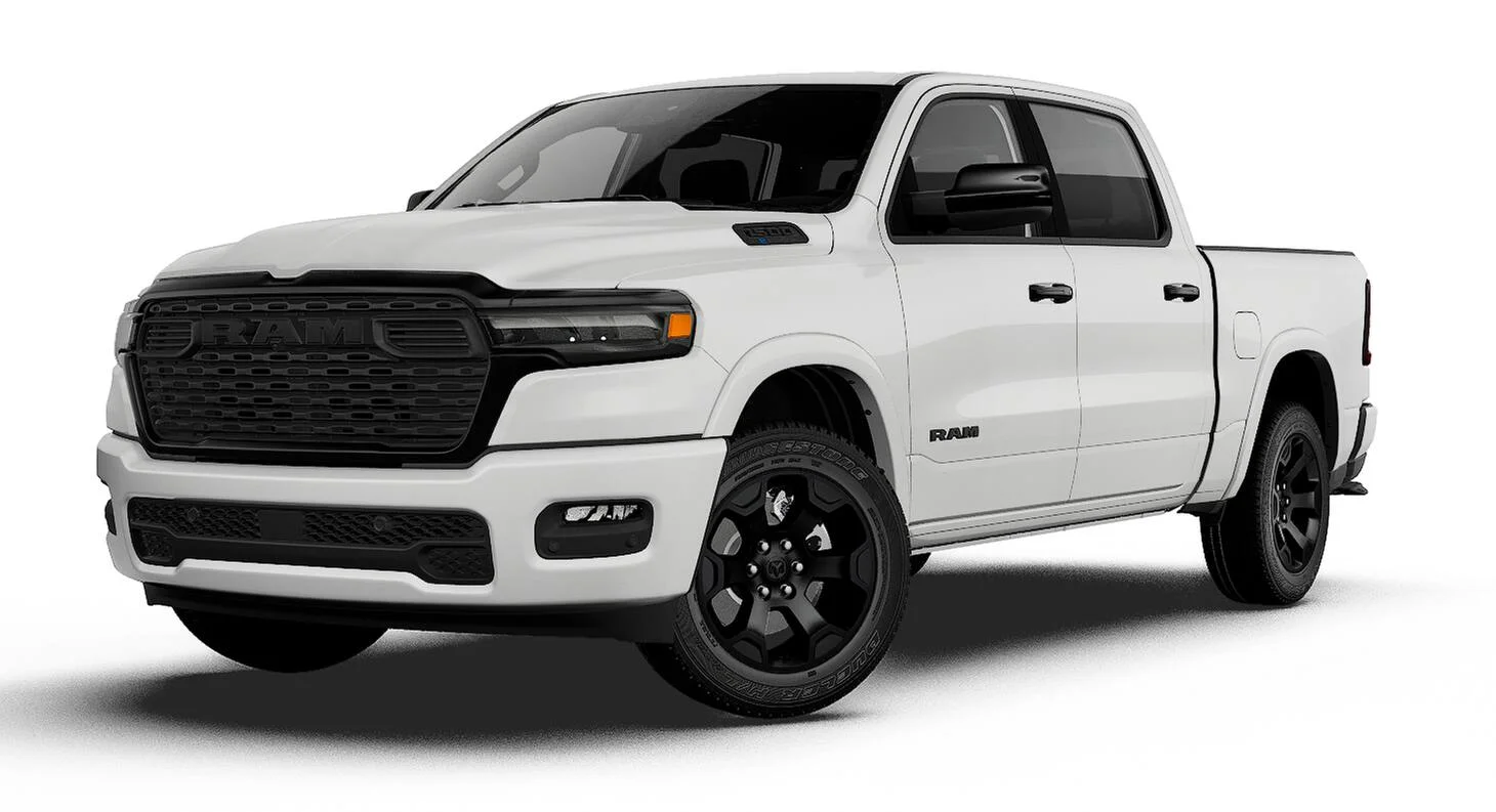 New 2027 Bright White Clear-Coat Exterior Paint RAM BIG HORN image 1