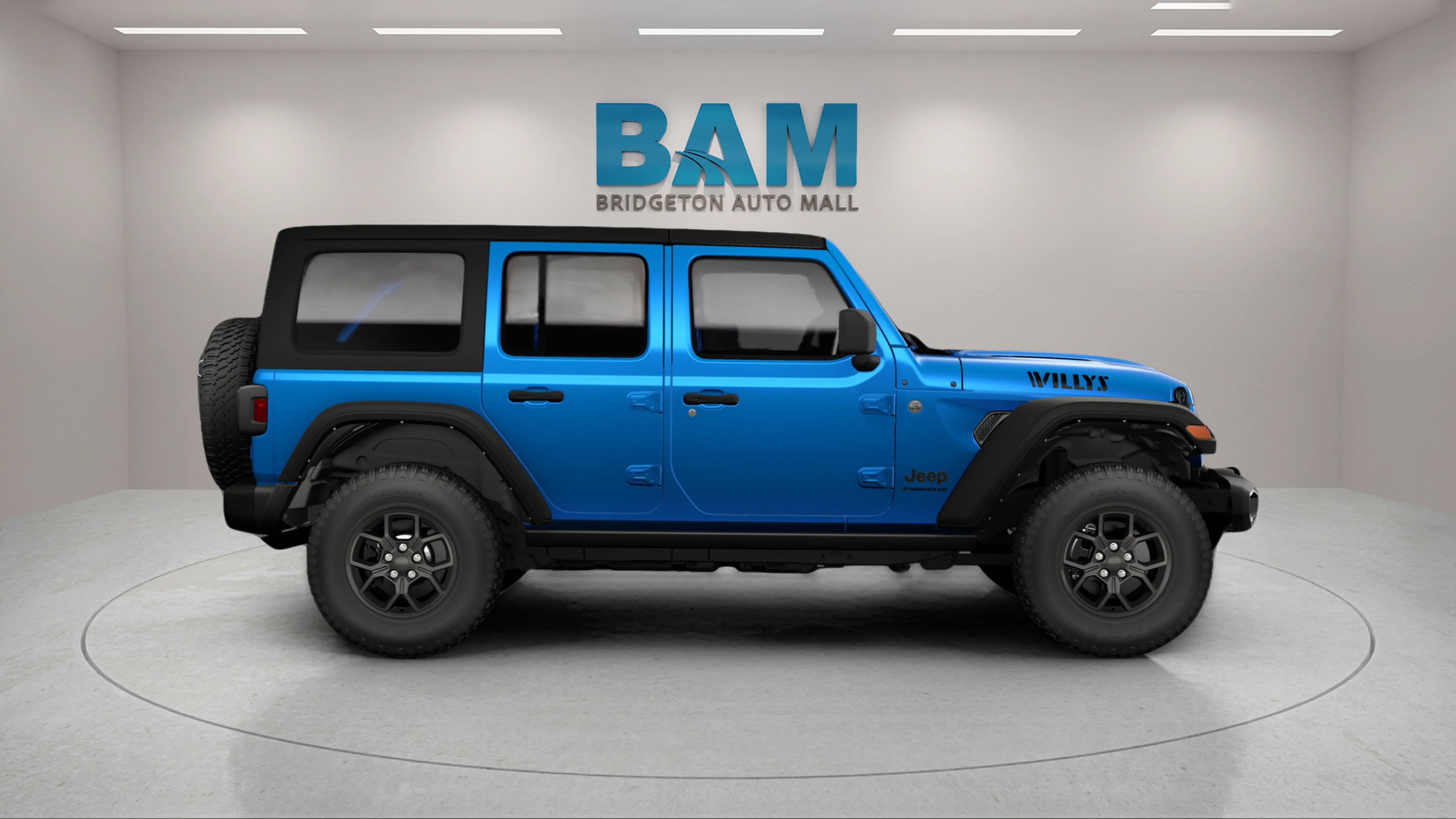 New 2026 Hydro Blue Pearl-Coat Exterior Paint Jeep Willys image 4