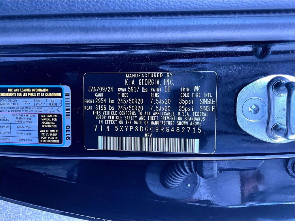 Used 2024 Ebony Black Kia EX X-Line image 34