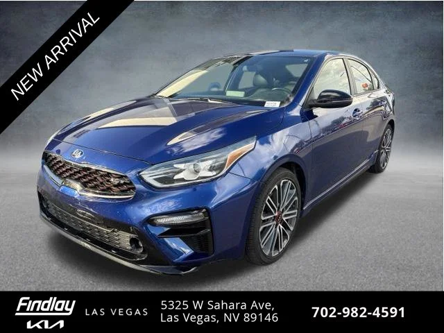 Certified Used 2021 Blue Kia GT image 1