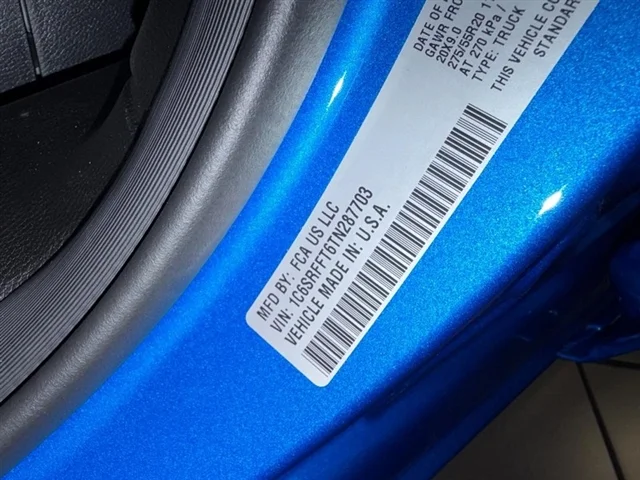 New 2026 Hydro Blue Pearl-Coat Exterior Paint RAM Big Horn image 23