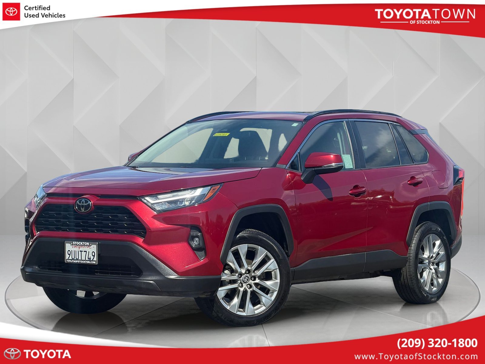 Certified Used 2023 Ruby Flare Pearl Toyota XLE Premium image 1