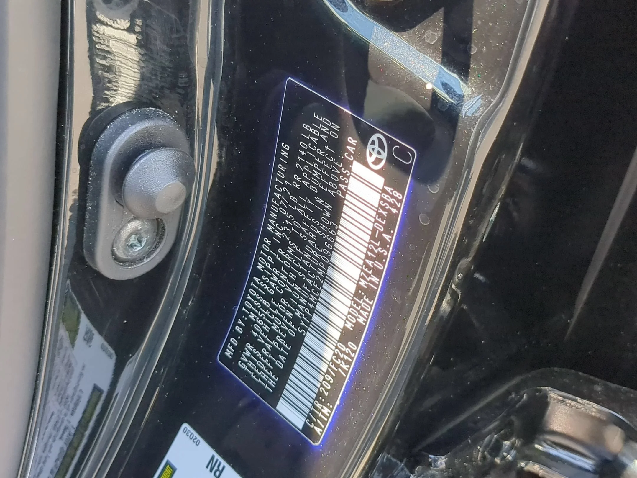 Used 2021 Black Toyota SE image 32