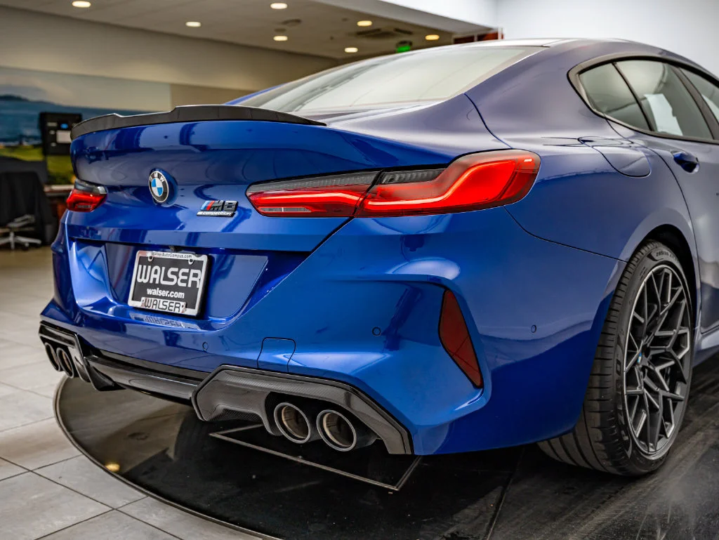 Used 2024 Marina Bay Blue Metallic BMW Competition image 17