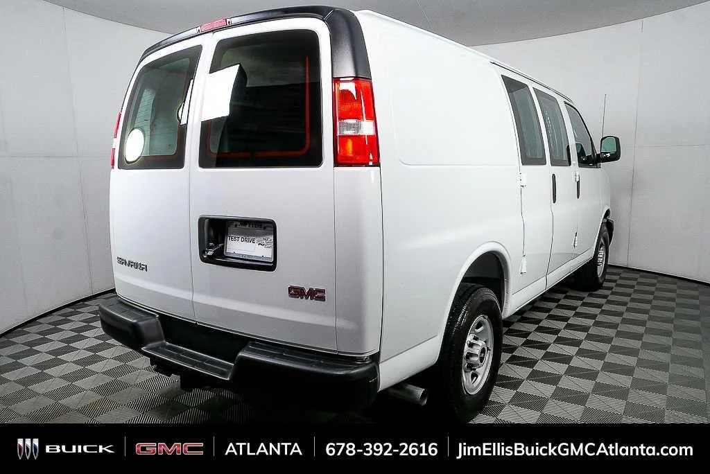 New 2025 Summit White GMC Work Van image 3