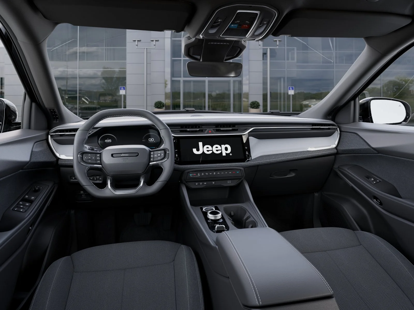 New 2026 Diamond Black Crystal Pearlcoat Jeep Laredo image 15