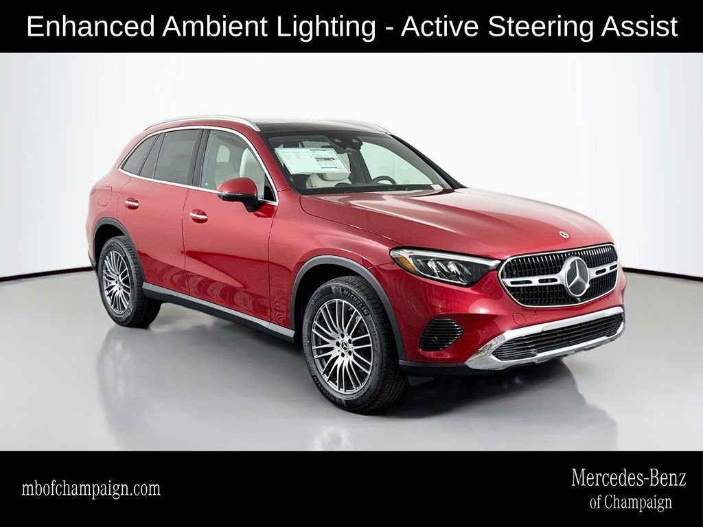 New 2026 MANUFAKTUR Patagonia Red Metallic Mercedes-Benz GLC 300 image 1