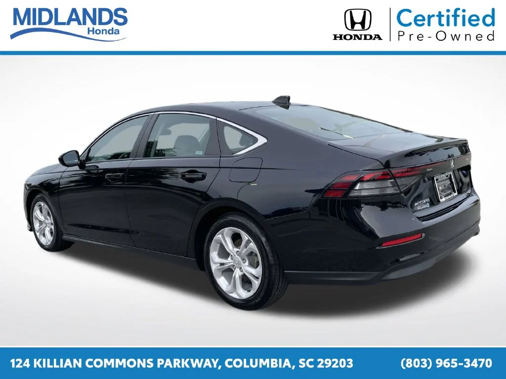 Certified Used 2025 Crystal Black Pearl Honda LX image 4