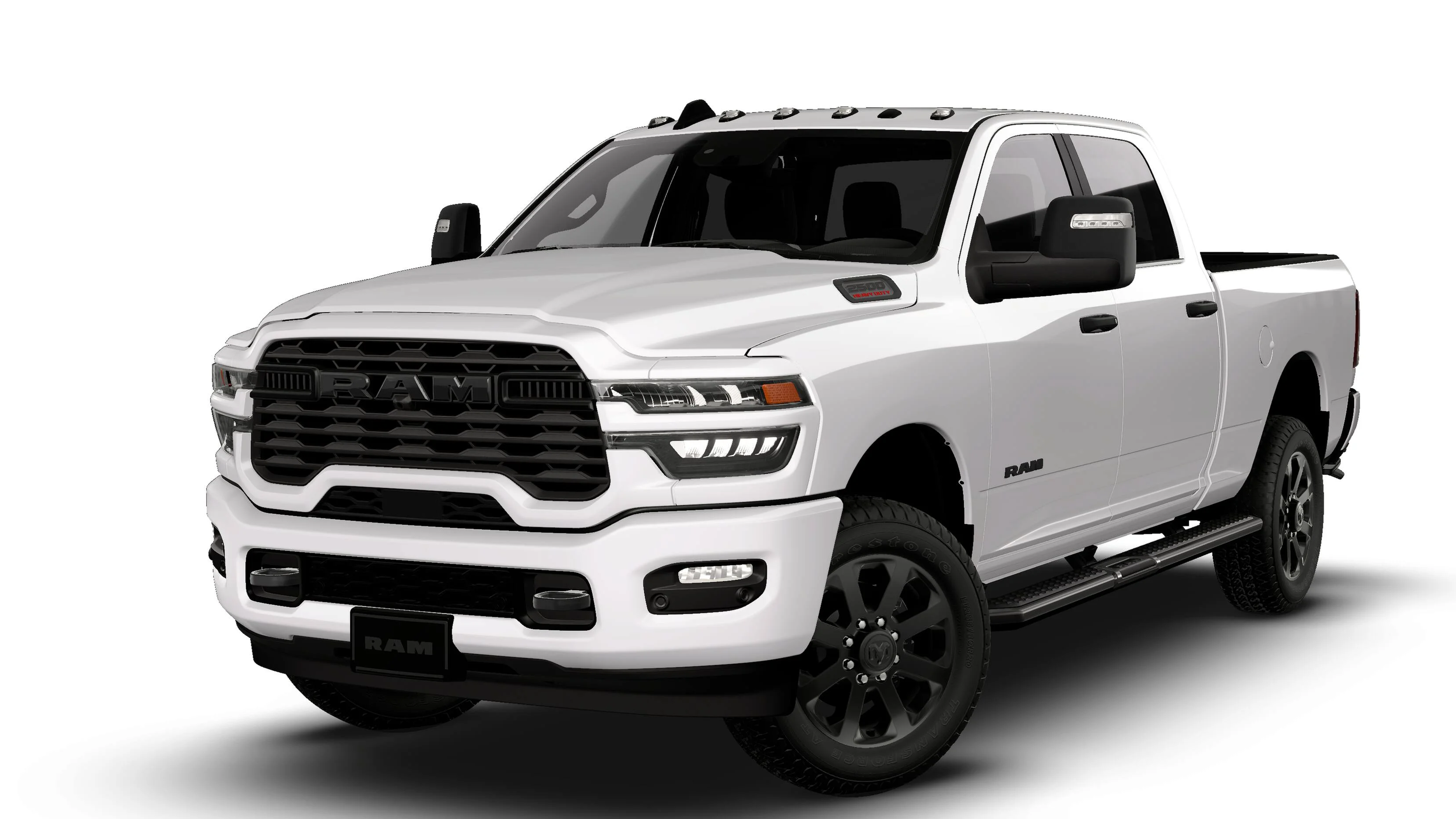 New 2026 Bright White Clear-Coat Exterior Paint RAM Big Horn image 13