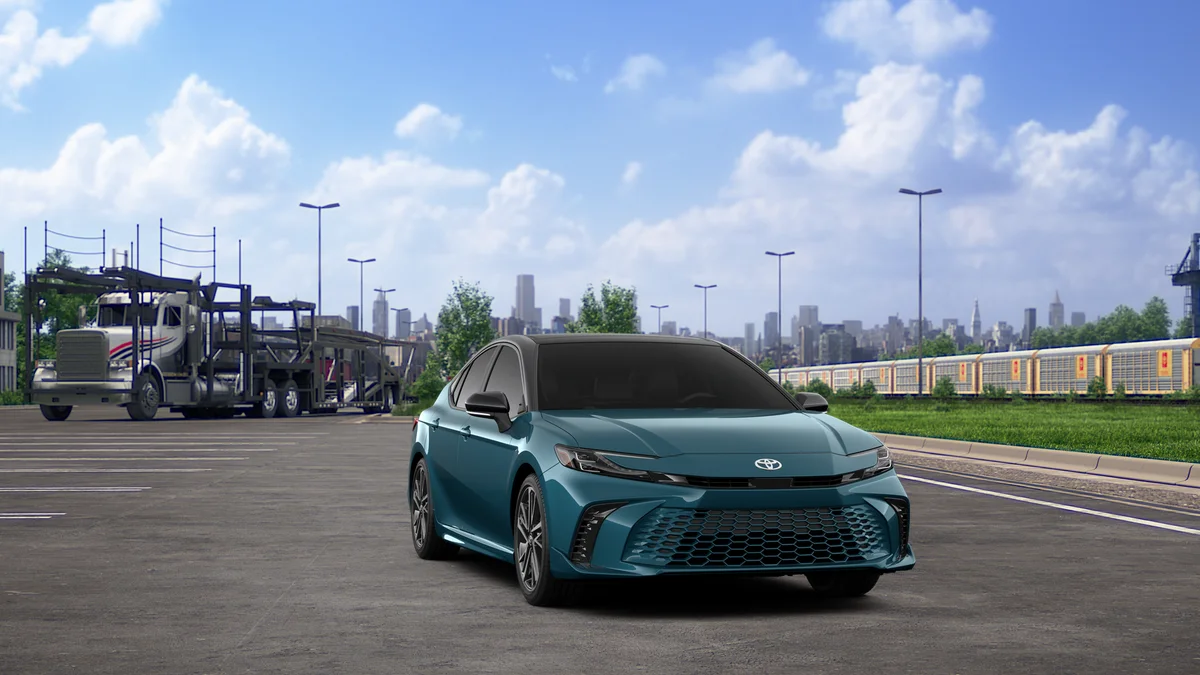 New 2026 Ocean Gem with Midnight Black Metallic roof Toyota XSE image 16