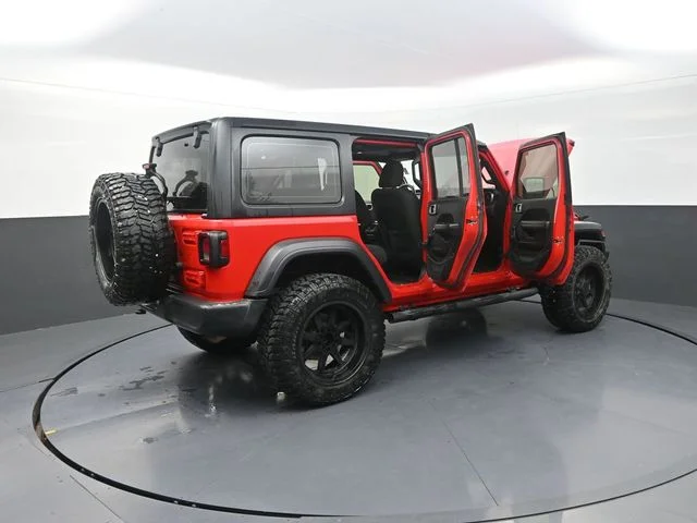 Used 2018 Red Jeep Unlimited Sport image 44