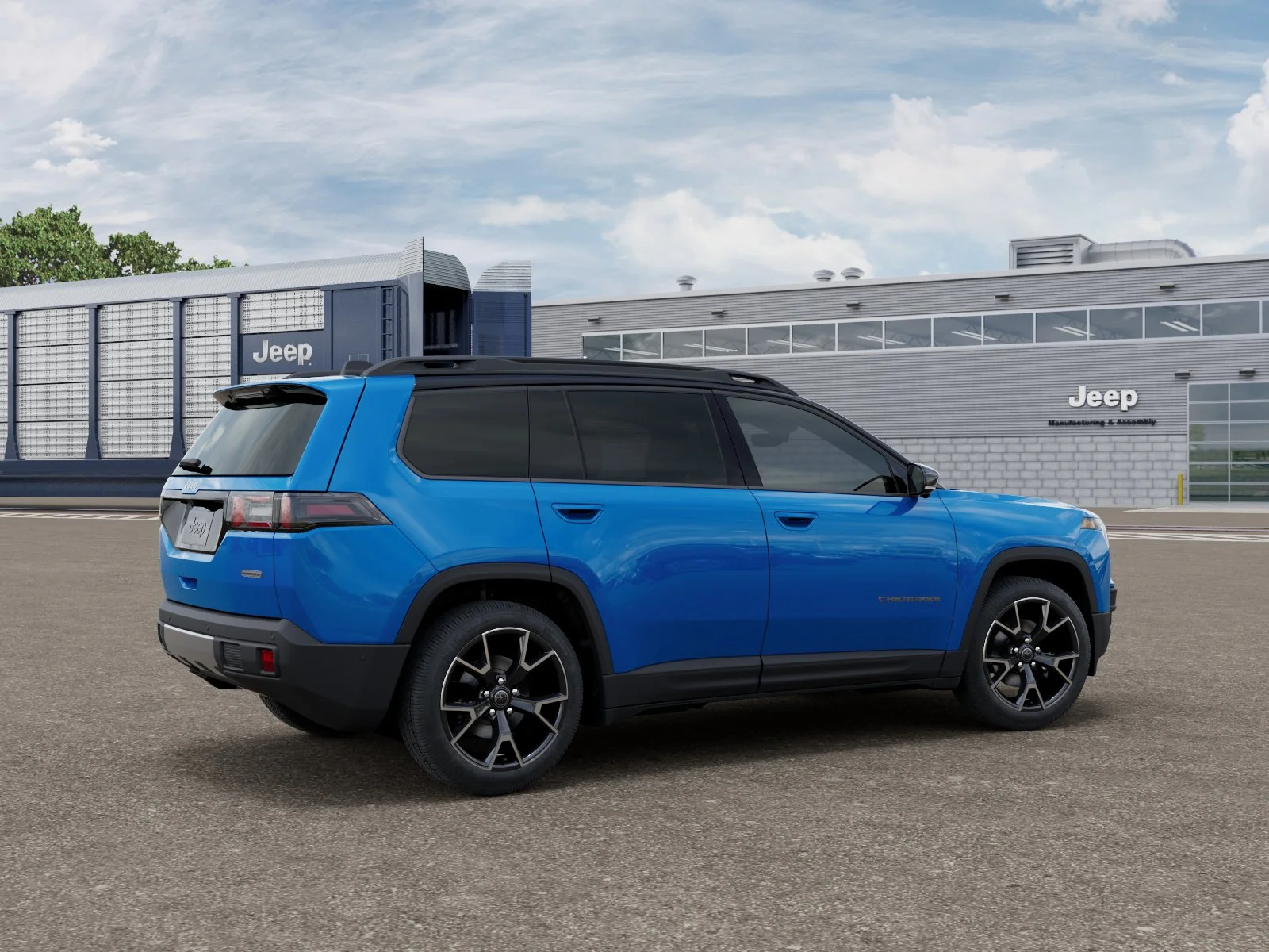 New 2026 Hydro Blue Pearl-Coat Exterior Paint Jeep Overland image 2