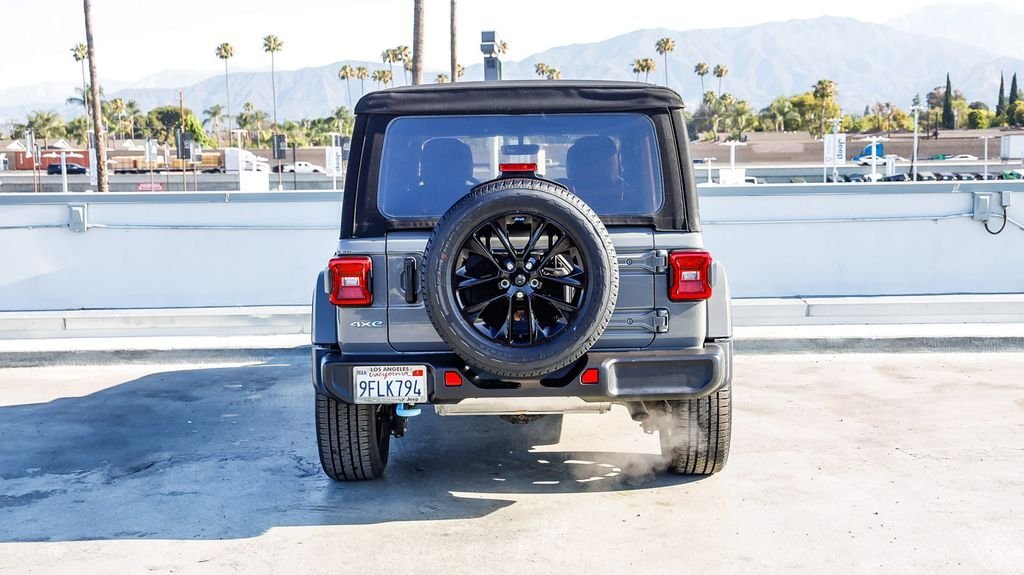 Used 2023 Gray Clearcoat Jeep Sahara 4xe image 8