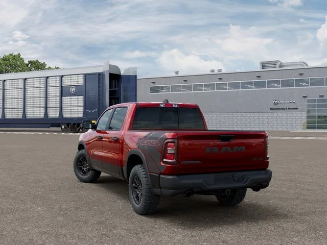 New 2026 Molten Red Pearl-Coat Exterior Paint RAM Rebel image 3