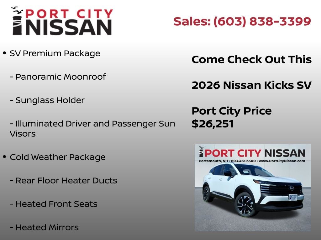 New 2026 Fresh Powder Nissan SV image 9