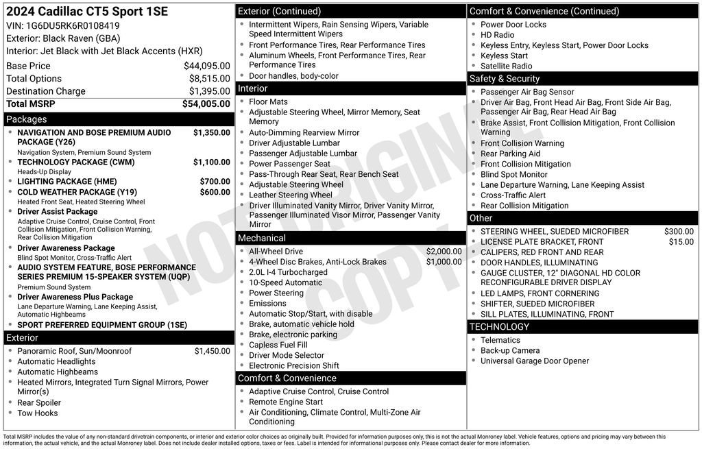 Used 2024 Black Cadillac Sport image 25