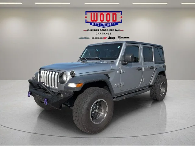 Used 2018 Billet Silver Metallic Clearcoat Jeep Unlimited Sport S image 6
