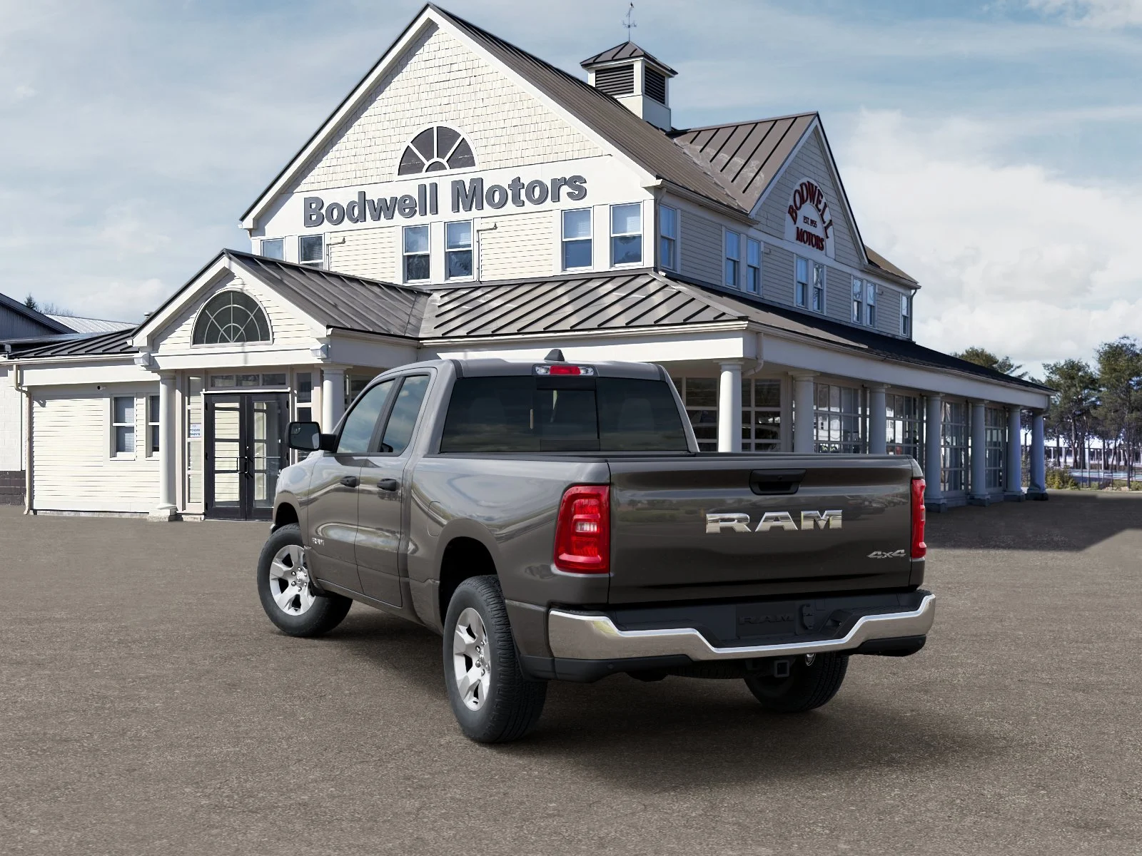 New 2026 Granite Crystal Metallic Clear-Coat Exterior Paint RAM Tradesman Quad Cab 4x4 6