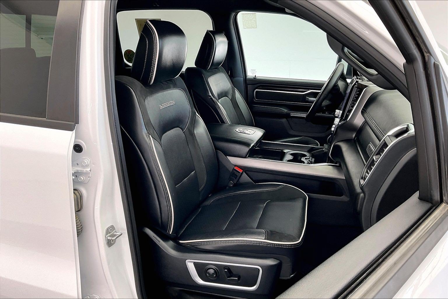 Used 2025 Bright White Clearcoat Ram Laramie image 6