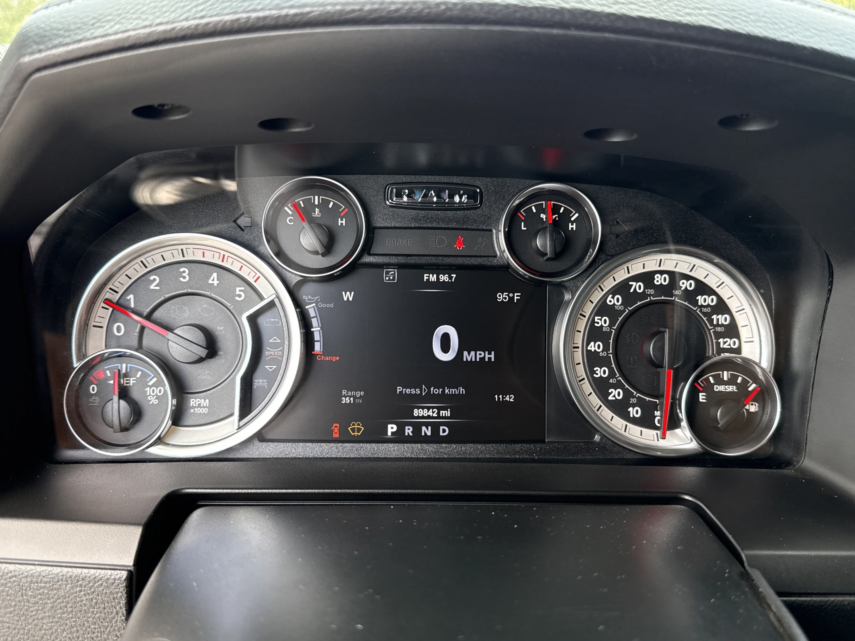 Used 2018 Bright White Clearcoat Ram Laramie image 43