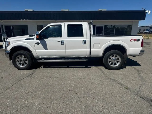 Used 2015 White Platinum Tri-Coat Metallic Ford Lariat image 9