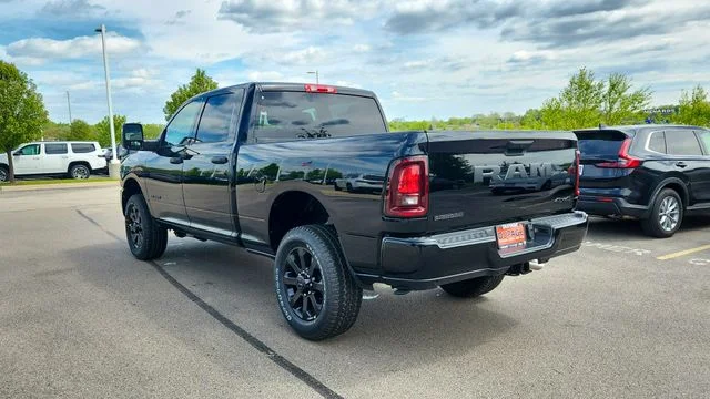 New 2026 Diamond Black Crystal Pearl-Coat Exterior Paint RAM Big Horn image 8