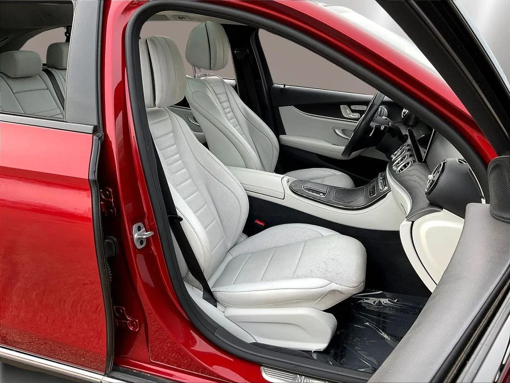 Used 2021 designo Cardinal Red Metallic Mercedes-Benz E 450 image 29
