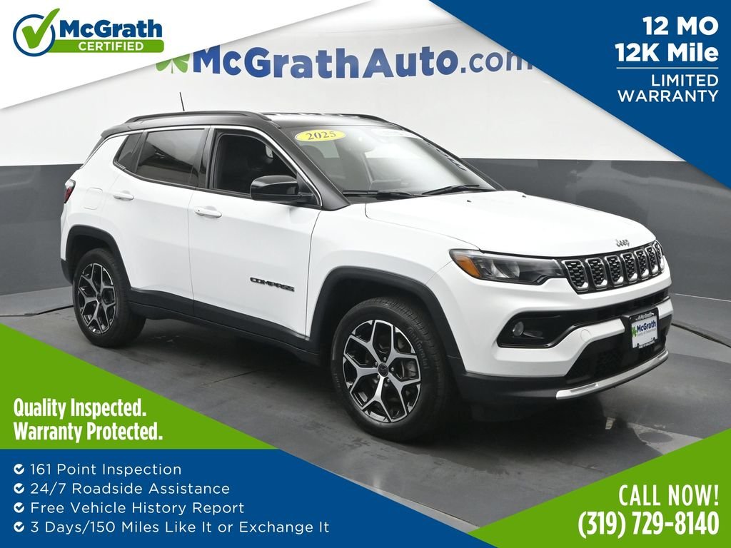 Used 2025 White Jeep Limited image 1