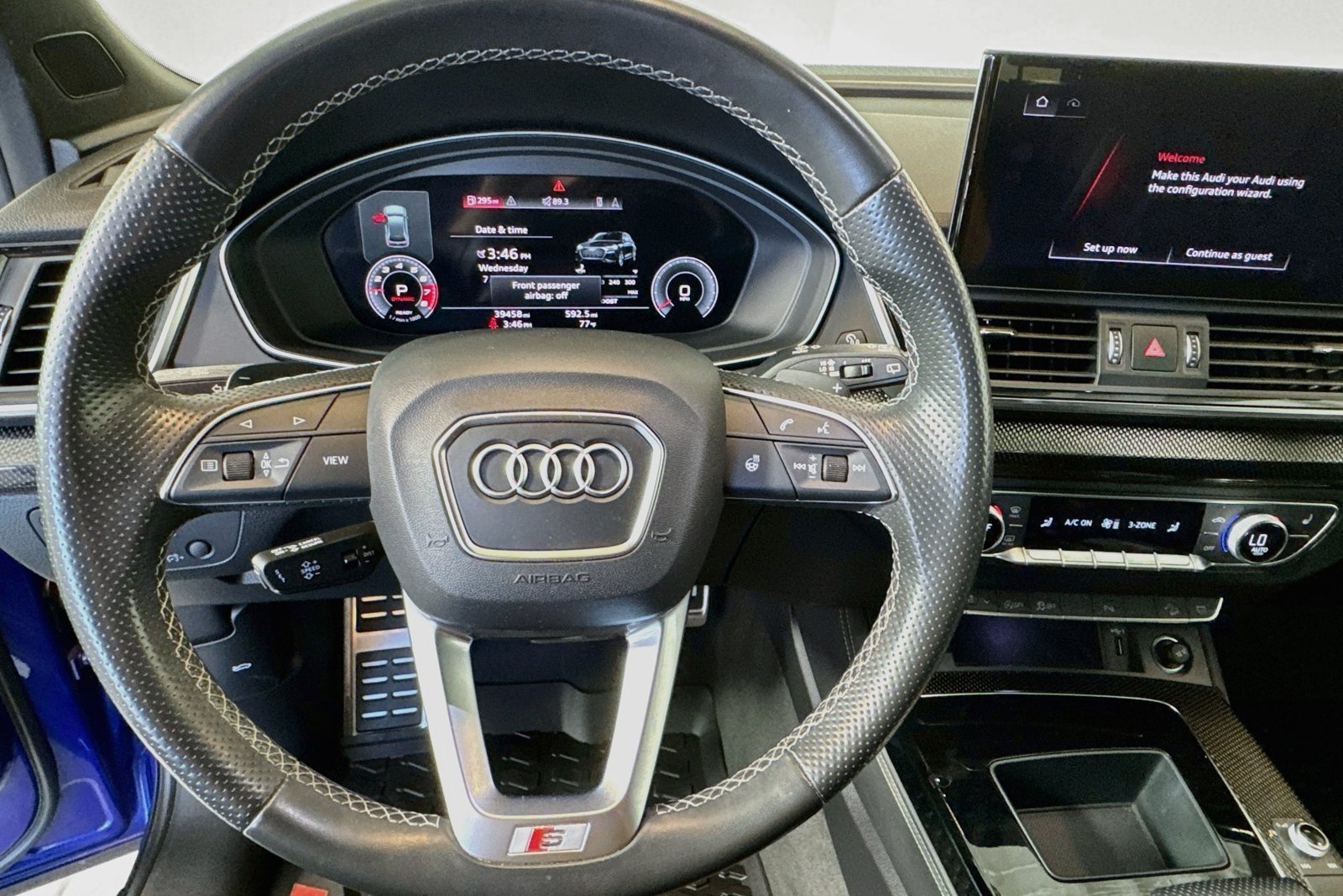 Used 2022 Blue Audi Premium Plus image 11