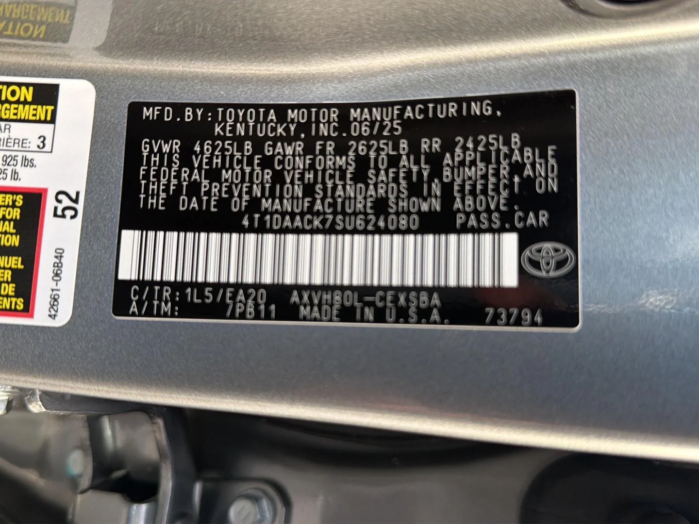 Certified Used 2025 Heavy Metal Toyota SE image 39