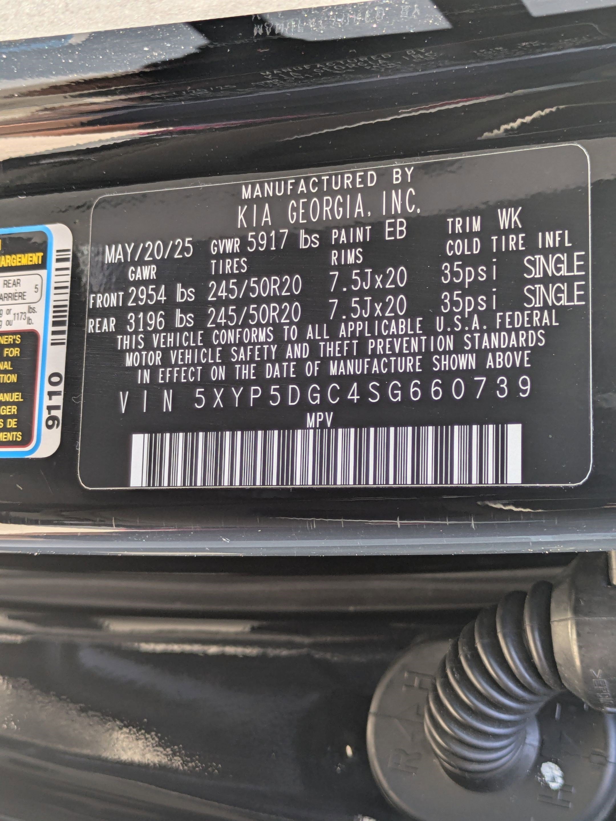 Used 2025 Ebony Black Kia SX-Prestige X-Line image 33