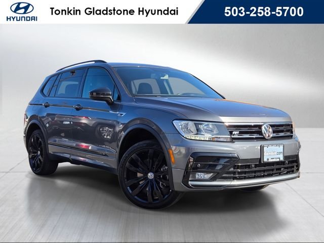 Used 2021 Platinum Gray Metallic Volkswagen 2.0T SE R-Line Black image 1