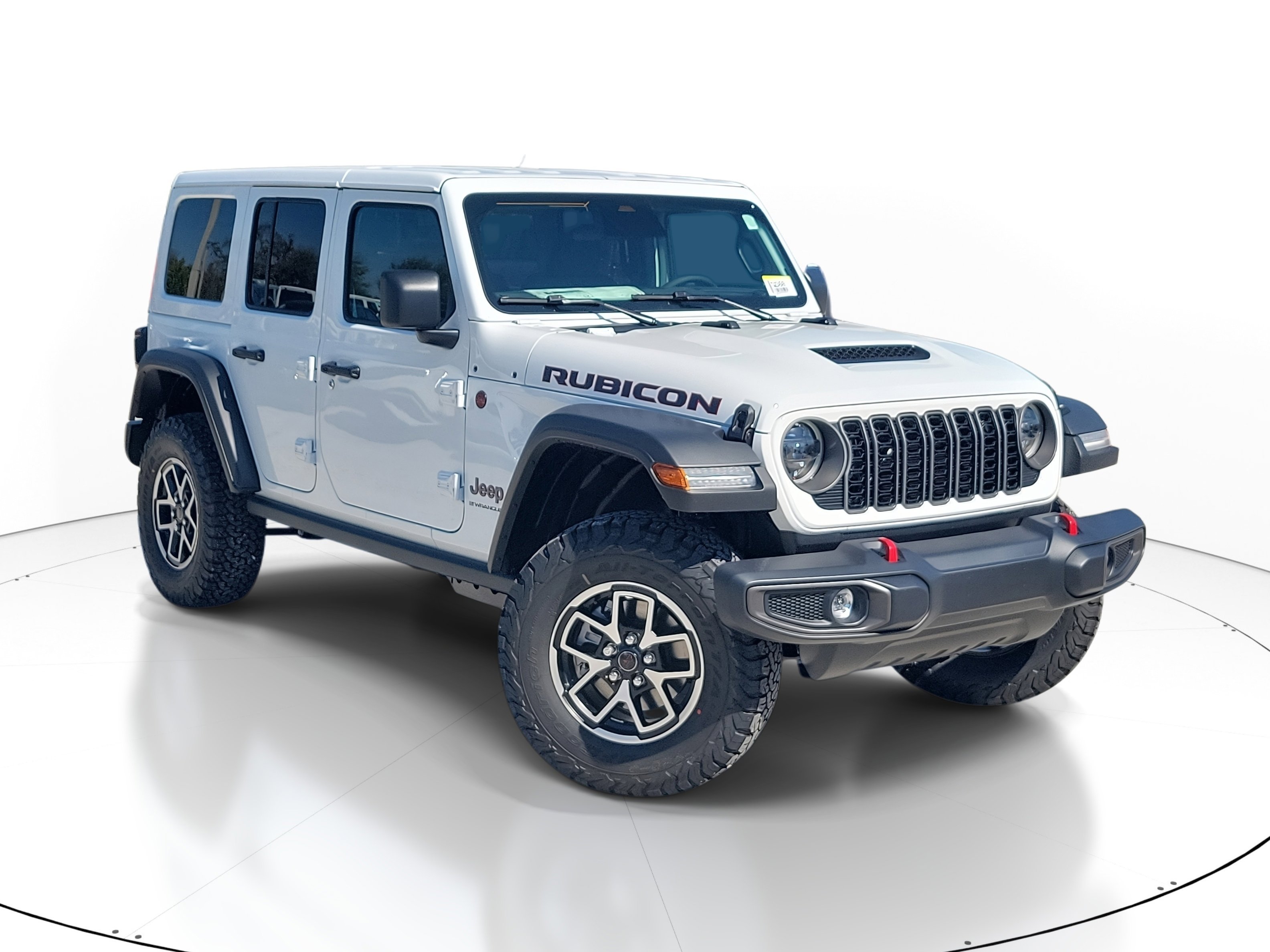 New 2026 Bright White Clear-Coat Exterior Paint Jeep Rubicon image 1